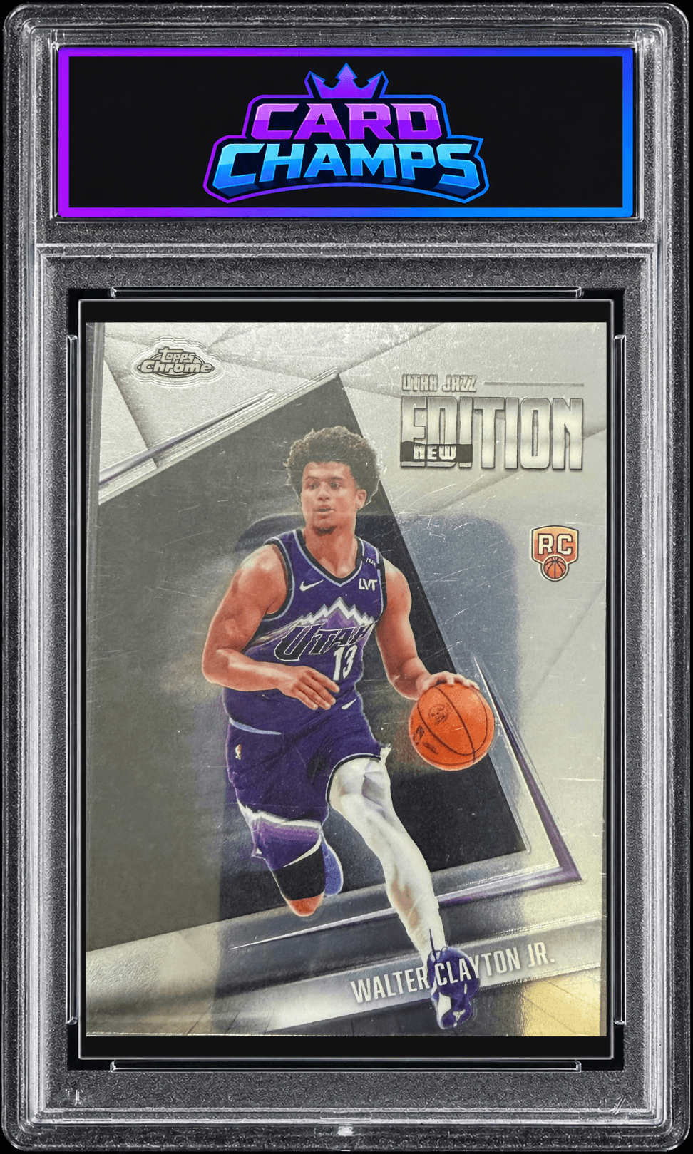 2025-26 Topps Chrome Update Walter Clayton Jr. "New Edition" insert RC #GR-12