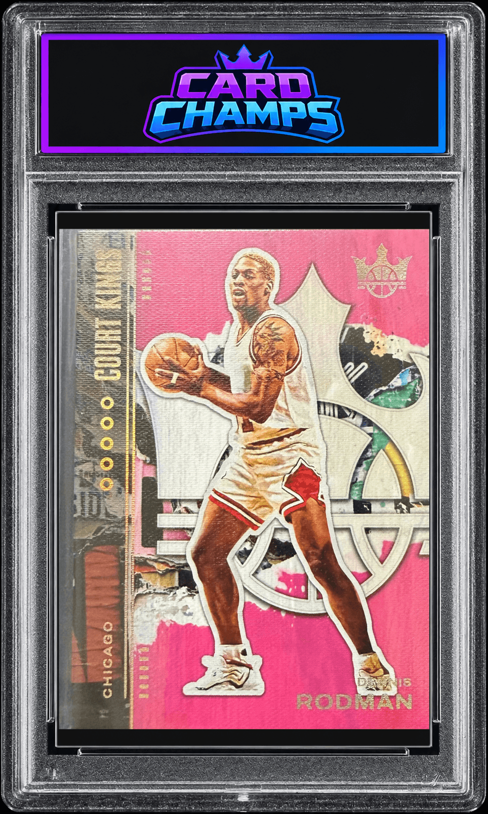 2025-26 Panini Court Kings Dennis Rodman Pink #97, 15/99