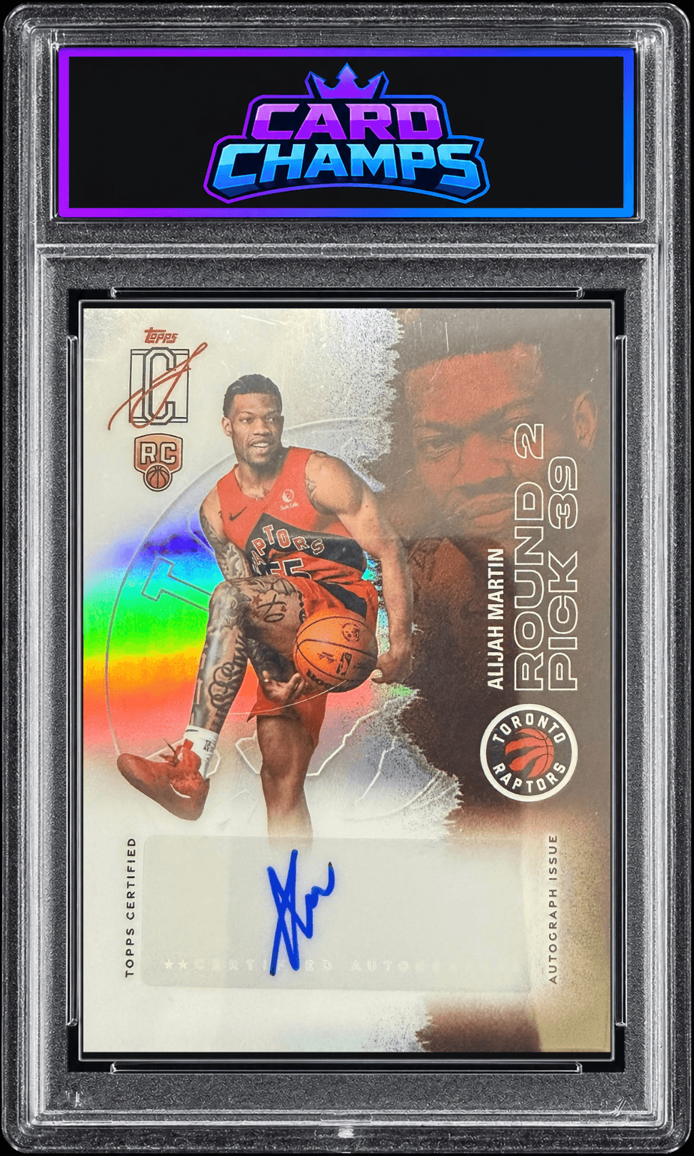 2025-26 Topps Signature Class Basketball Alijah Martin Rookie Class Chrome Autographs RC #RCC-AM