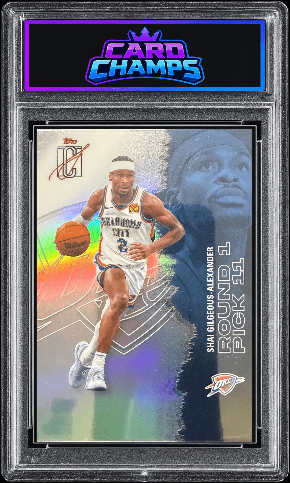2025-26 Topps Signature Class Shai Gilgeous-Alexander Refractor #54