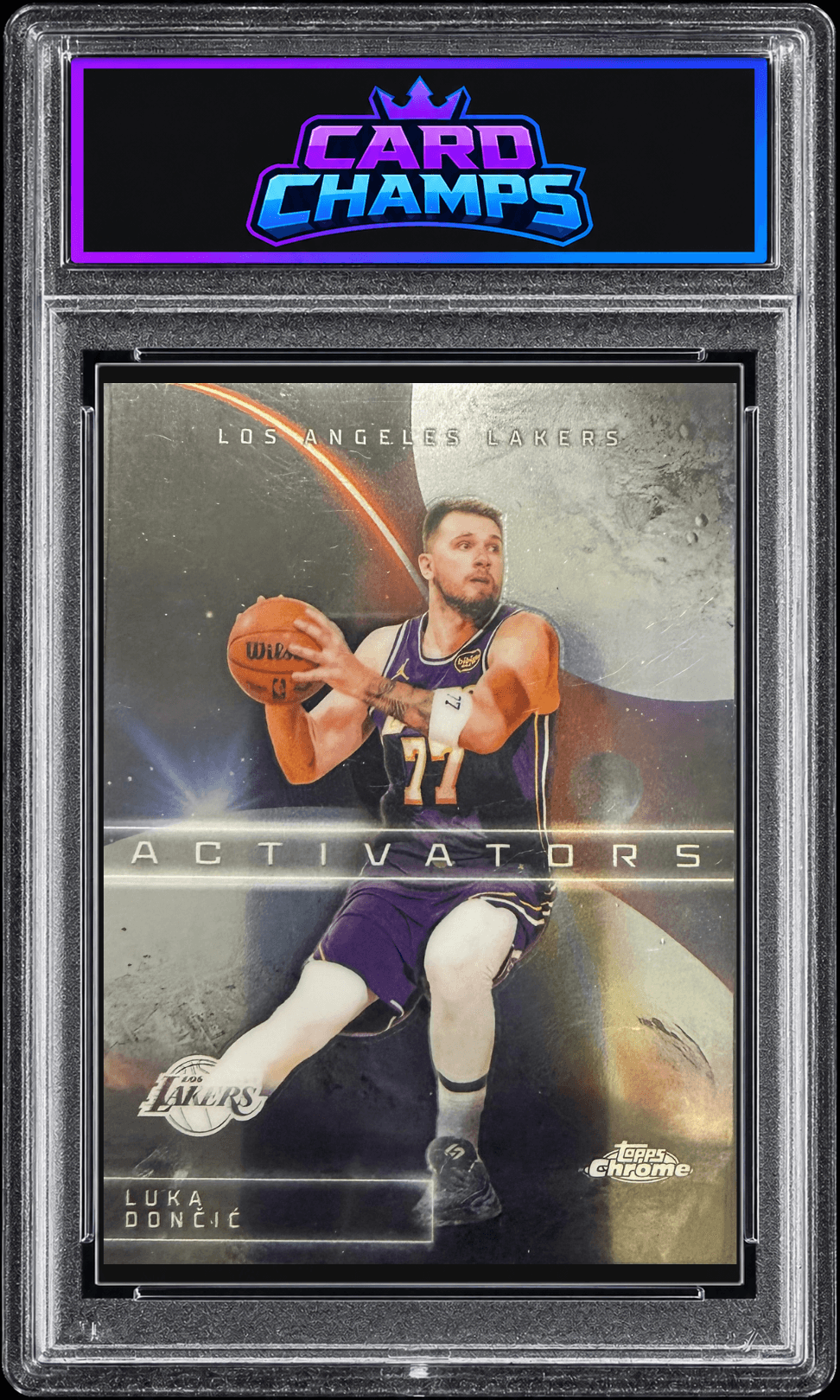 2025-26 Topps Chrome Update Luka Dončić "Activators" insert #AC-20